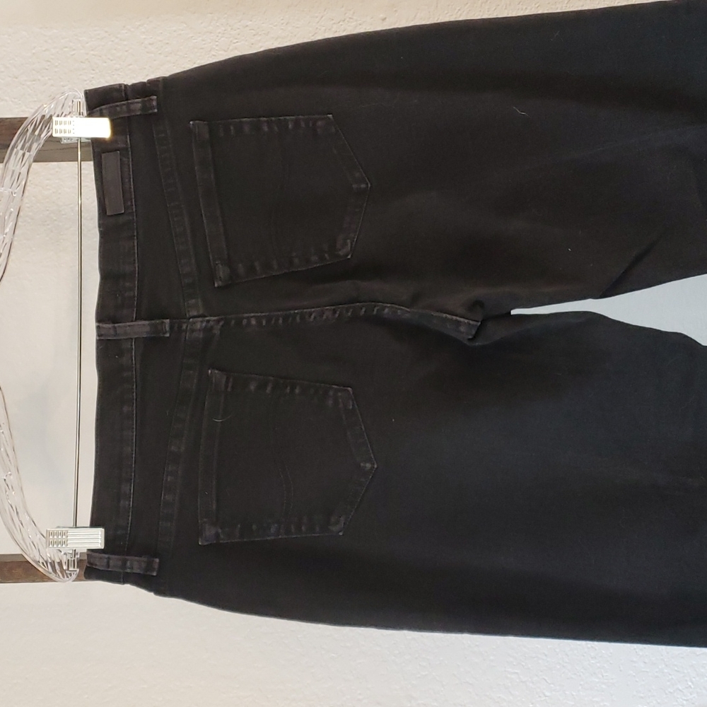 photo-Lee Relaxed Fit Jeans Black Denim Pants Straight Leg Bottoms Petite 12P - Picture 12 of 13